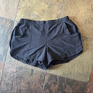 Athleta Black running shorts size small